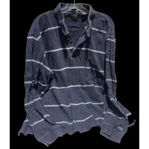 IZOD Xtreme Function Men's Long Sleeve Striped Polo Shirt XXL